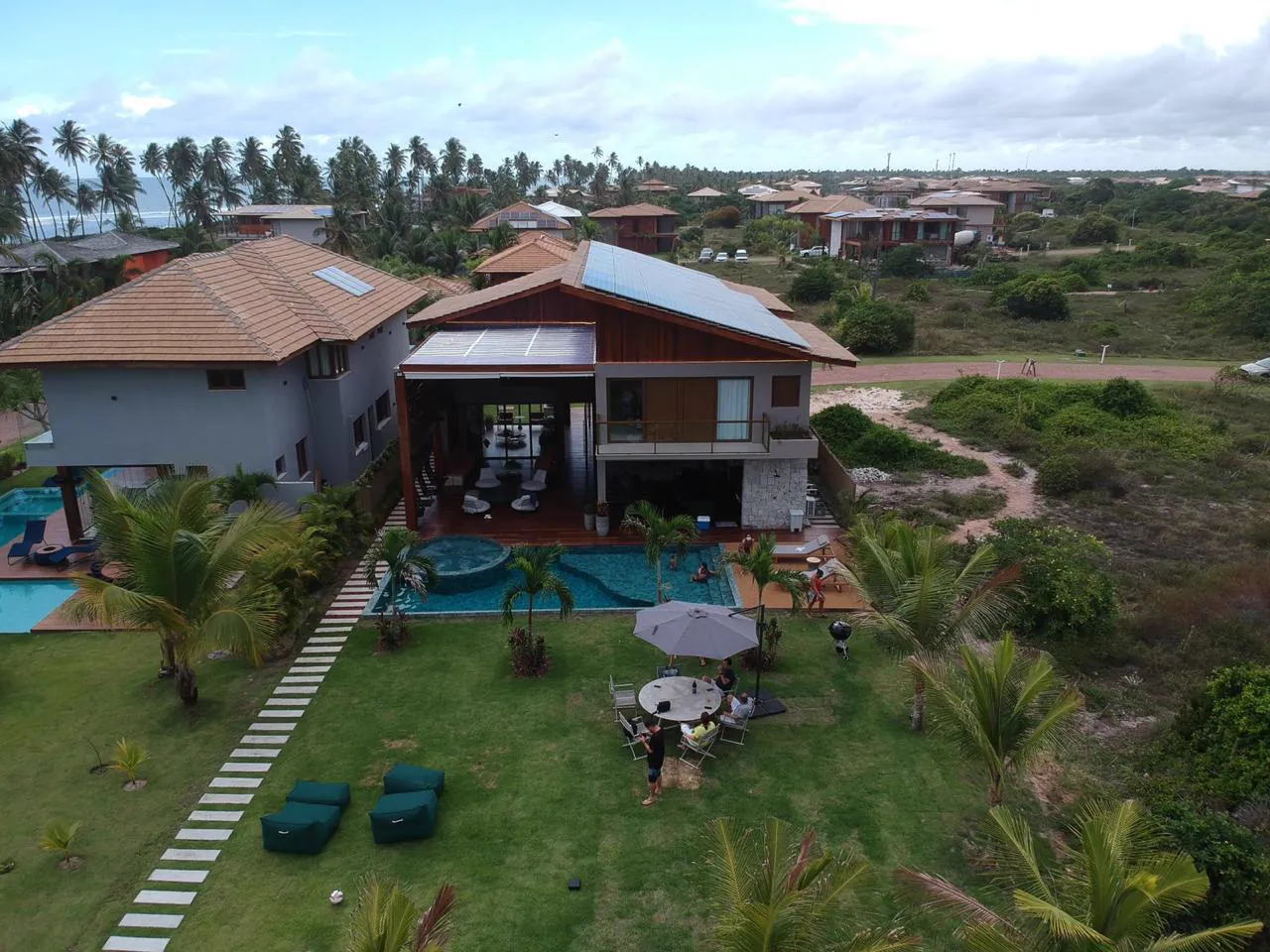 Vista aérea de Praia do Forte, Bahia